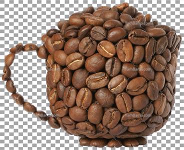 عکس قهوه به شکل فنجان